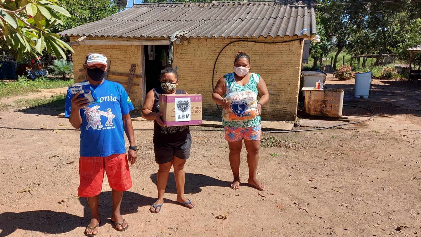 Voluntários distribuem mais de 2 toneladas de doações em Comunidades rurais de Nossa Senhora do Livramento