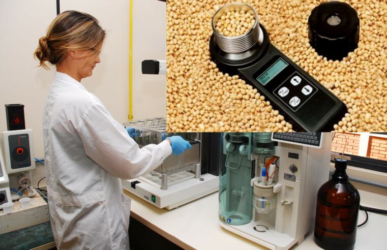 Técnicos do Ipem-MT montam laboratório para aferir umidade de grãos em Primavera do Leste