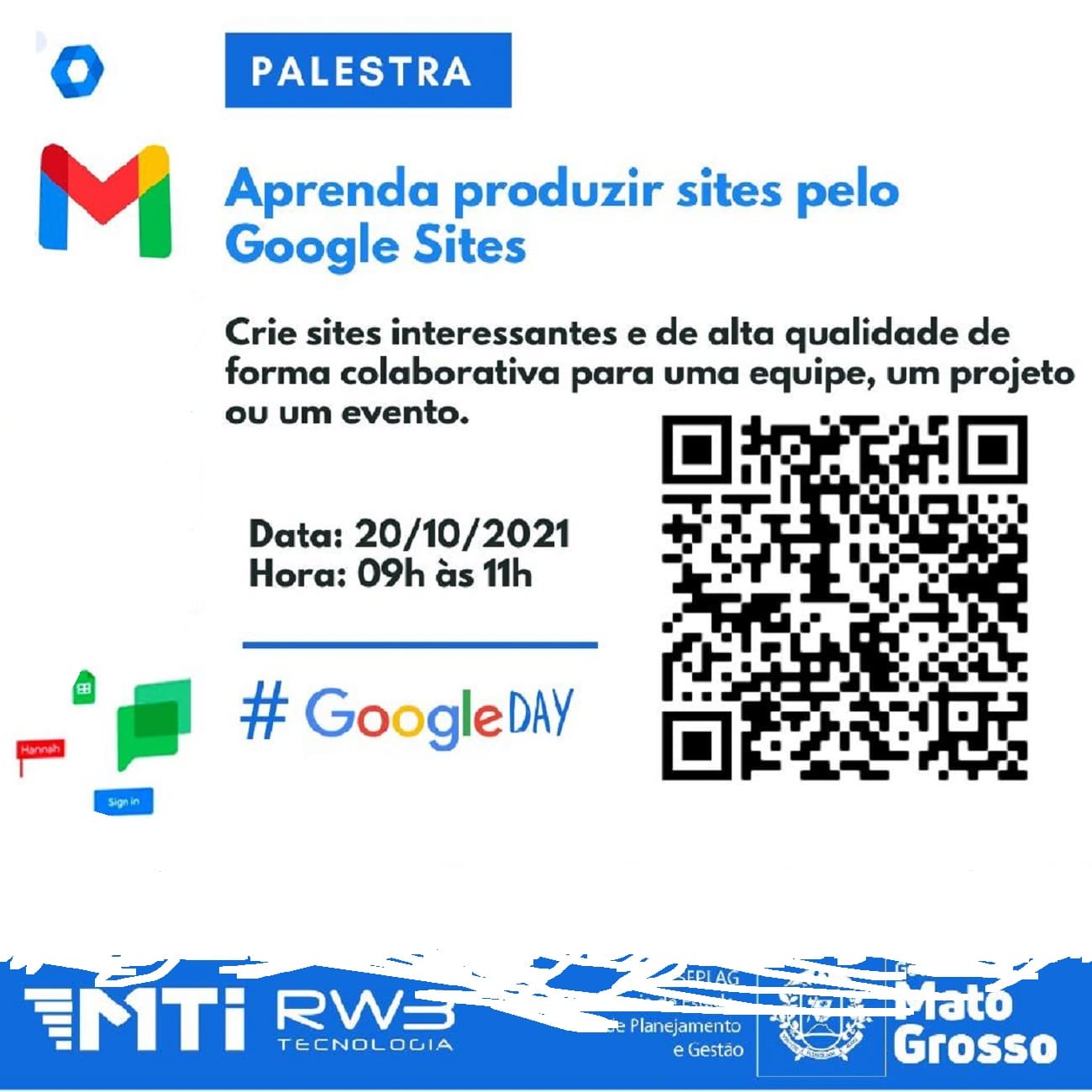 Google Day ensina como criar sites pelo MTI Google Workspace eCrypto