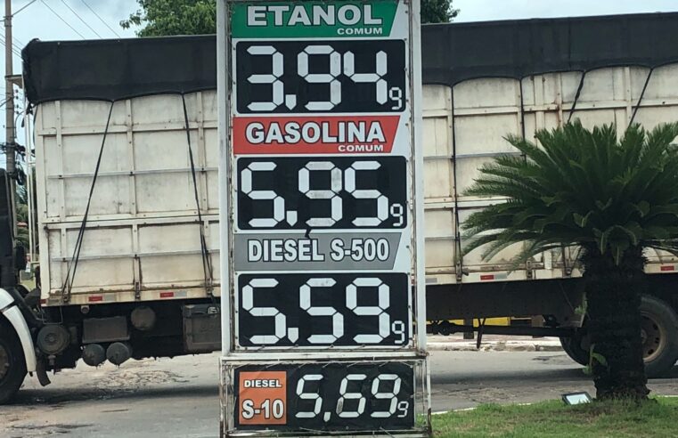 Pela 1ª vez em sete meses, gasolina retoma preços abaixo de R$ 6 nas bombas